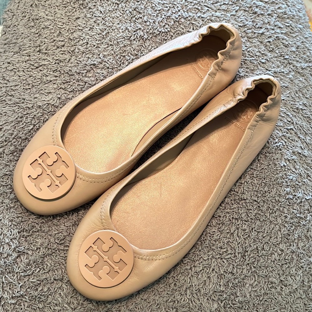 Tory Burch Nude Ballet Flats